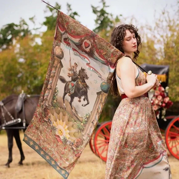 LOVE REVOLUTION SCARF by Market of Stars - Picture 2 of 7